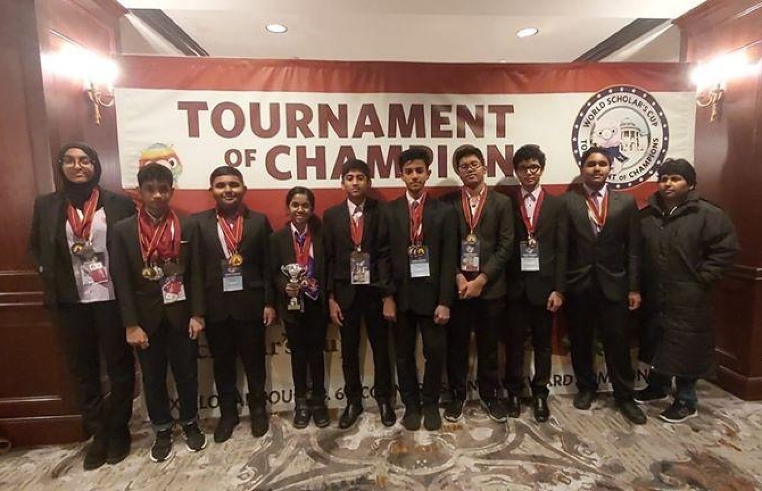 ސްކޮލާސްކަޕްގެ ފައިނަލް ބުރުގައި ބައިވެރިވި ޣިޔާސުއްދީން ސްކޫލުގެ ދަރިވަރުންތަކެއް- ފޮޓޯ: ޣިޔާސުއްދީން ސްކޫލު