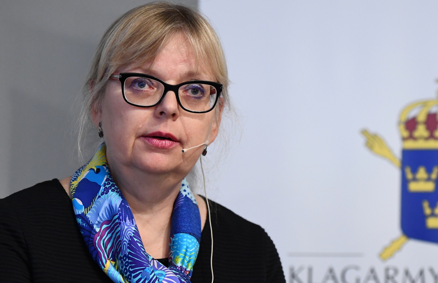 ސްވިޑަންގެ ޑިޕިއުޓީ ޑިރެކްޓަ އޮފް ޕަބްލިކް ޕްރޮސެކިއުޝަން އީވާ-މާރީ ޕާސަން. --ފޮޓޯ:އޭއެފްޕީ