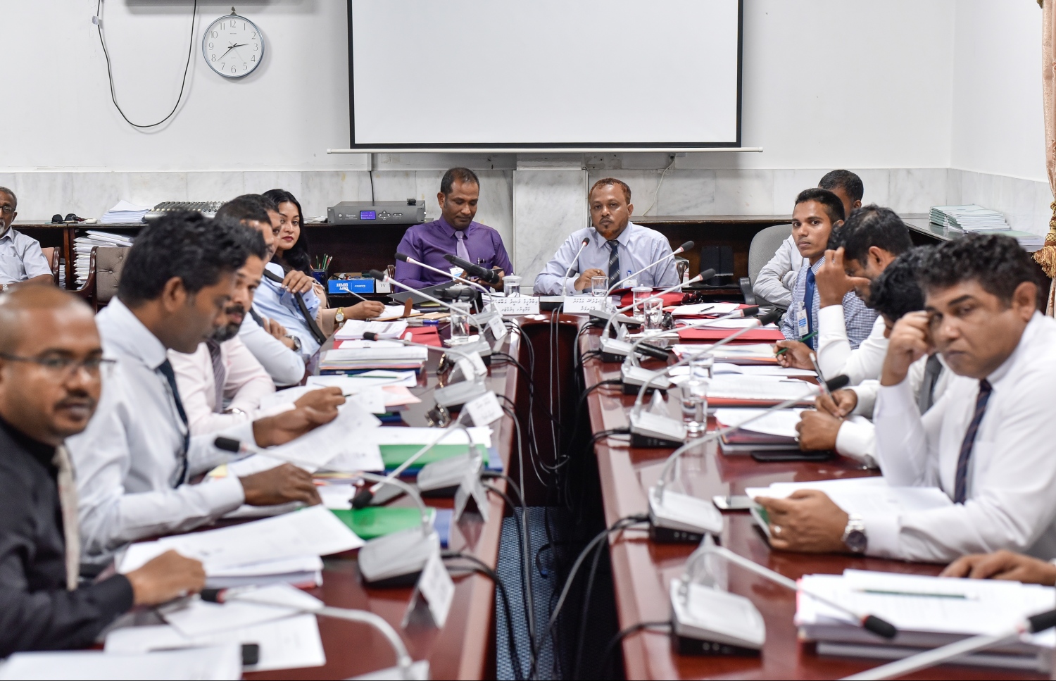 އެސްއޯއީ ކޮމިޓީން ޖީއެމްއައިޒެޑްއެލްގެ އެމްޑީ އަދި ބޯޑާ މިއަދު ބައްދަލުކުރަނީ.--- ފޮޓޯ:ނިޝާން އަލީ/މިހާރު
