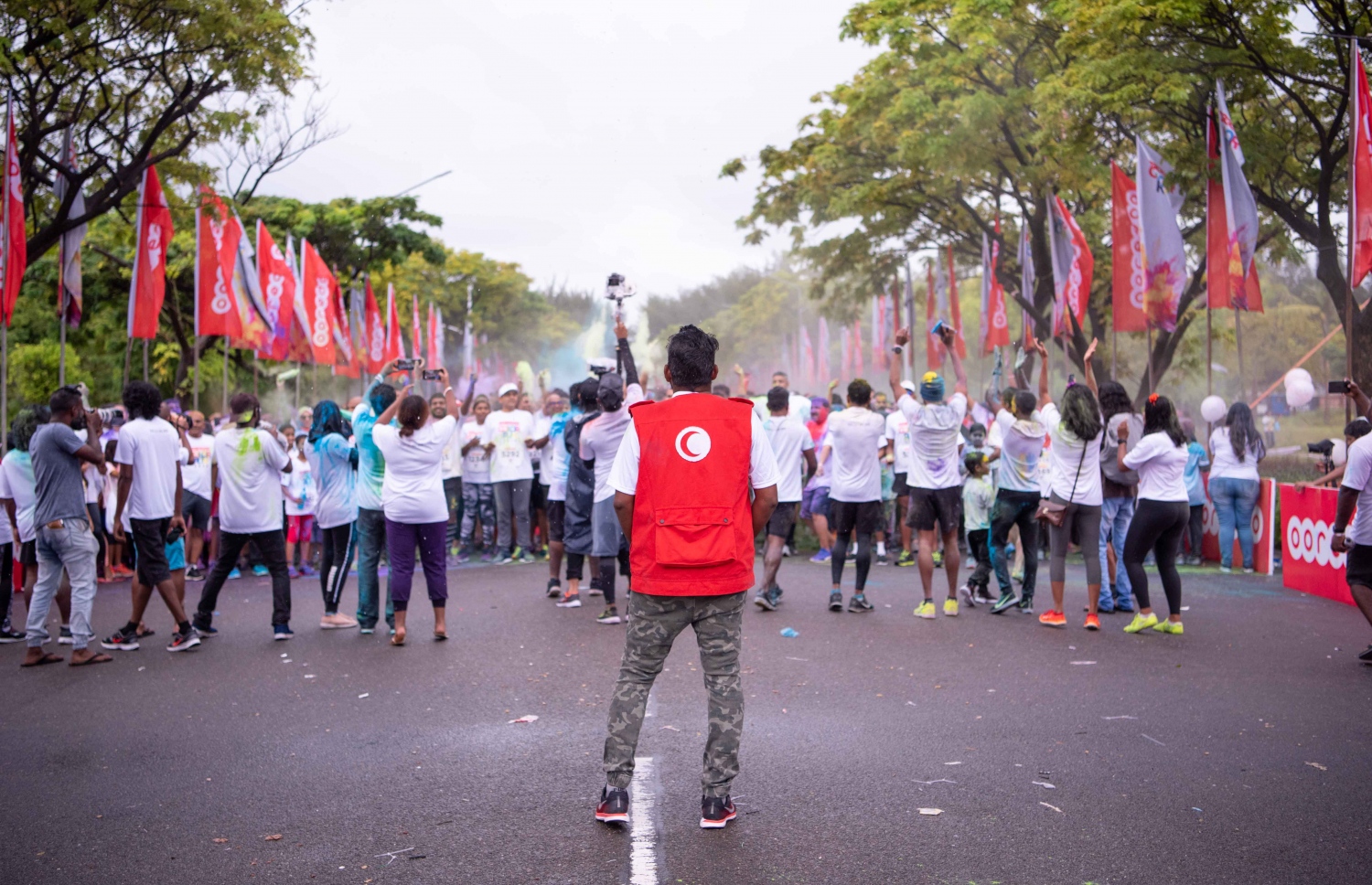 ހުޅުމާލެ: ނޮވެމްބަރު 30، 2019- އުރީދޫން މި އަހަރު ބޭއްވި ފޯރިގަދަ ކަލަ ރަންގެ ތެރެއިން: އާންމުންގެ ބޮޑު ތަރުހީބެއް ލިބުނު މި އަހަރުގެ މި ހަރަކާތުގައި 5،000 ވުރެ ގިނަ މީހުން ބައިވެރިވި ކަމަށް އުރީދޫން ބުނޭ.---ފޮޓޯތައް: އުރީދޫ