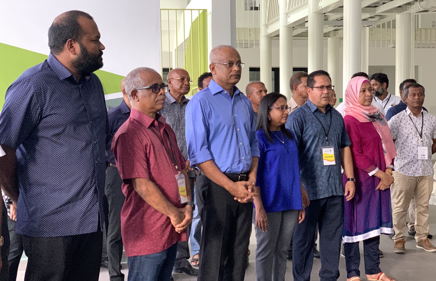 ފިޝަރީޒް އެކްސްޕޯ ފެށުމުގެ ރަސްމިއްޔާތުގައި ރައީސް އާއި ދައުލަތުގެ ވަޒީރުން ބައިވެރިވެވަޑައިގަންނަވަނީ-- ފޮޓޯ: މިހާރު