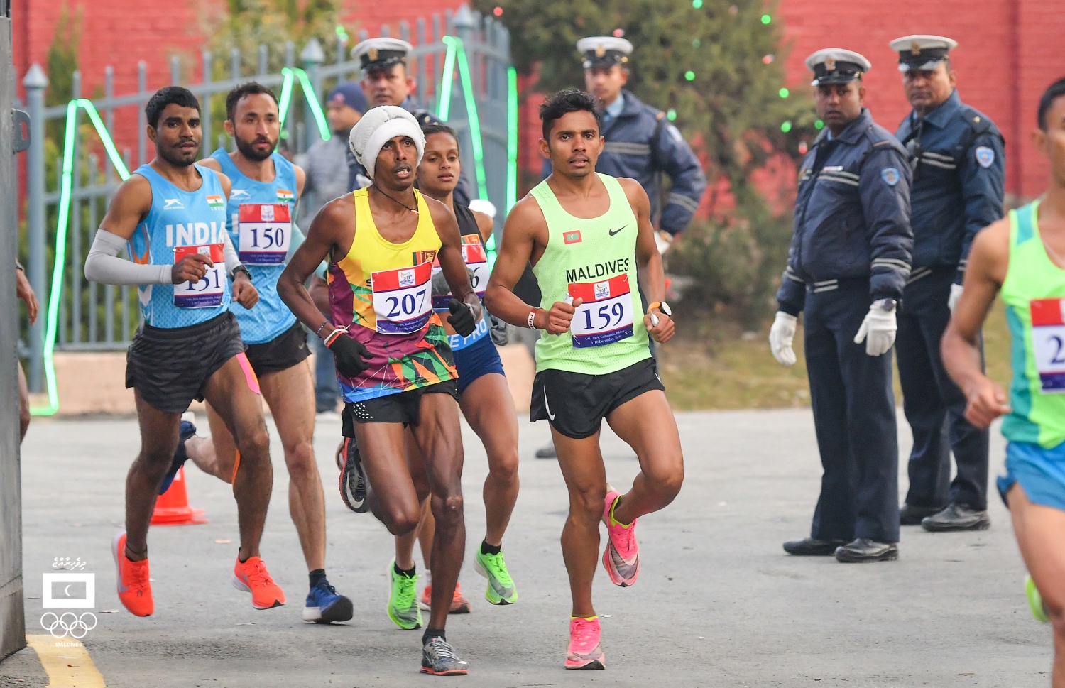 ޝިފާޒް މެރެތަން ރޭހުގައި މިއަދު ދުވަނީ. --އެމްއޯސީ ފޮޓޯ: ހުސެއިން ވަހީދު