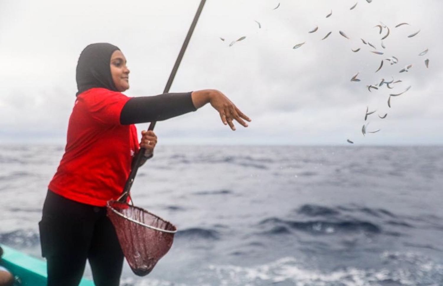 ބީއެމްއެލް މަސް ދަތުރުގެ އަންހެން ބައިވެރިއަކު އެން އުކަނީ-- ފޮޓޯ: ބީއެމްއެލް