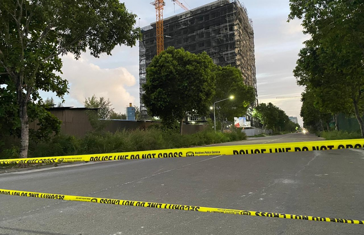 ގާސިމް މަރާލާފައި އޮށްވައި ފެނުނު ސަރަހައްދުގައި ފުލުހުން ހަރަކާތްތެރިވަނީ-- ފޮޓޯ: ނިއުމަތުﷲ އިދުރީސް/މިހާރު