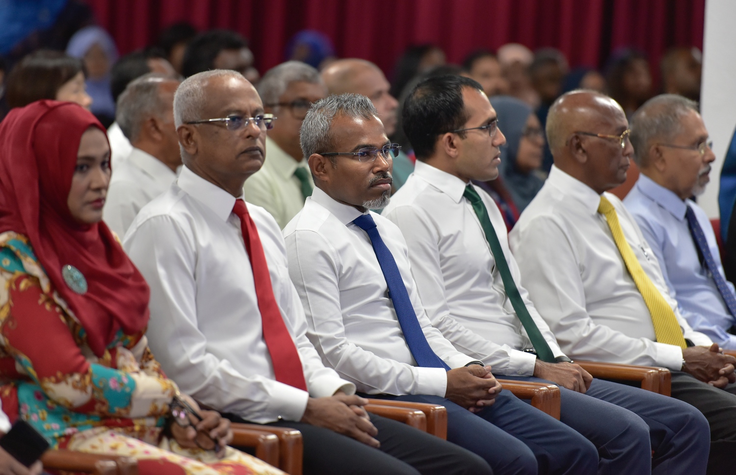 ބައިނަލްއަގްވާމީ އިންސާނީ ހައްގުތަކުގެ ދުވަހުގެ މުނާސަބަތުގައި ބޭއްވި ރަސްމިއްޔާތުގައި ރައީސް އިބްރާހިމް މުހައްމަދު ސޯލިހު (ވ) ބައިވެރިވެވަޑައިގަންނަވަނީ-- ފޮޓޯ: ނިޝާން އަލީ/ މިހާރު