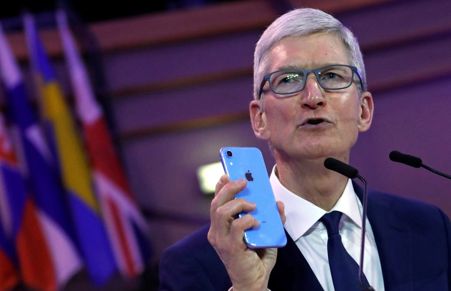 އެޕަލްގެ ސީއީއޯ ޓިމް ކުކް.