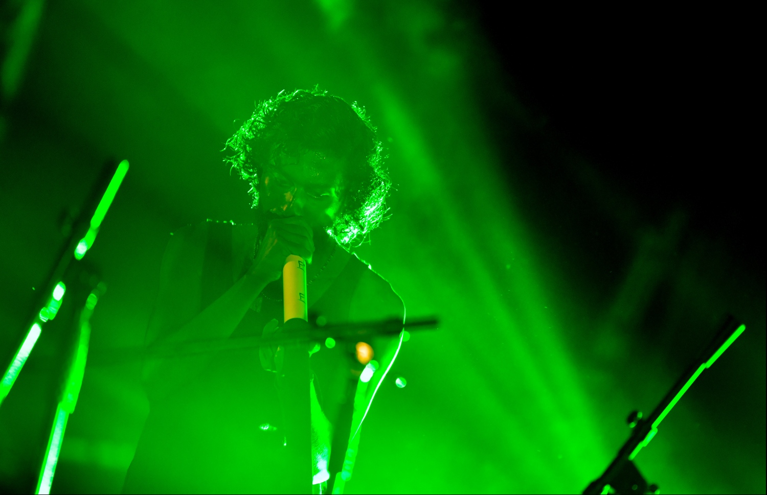 2020 ވަނަ އަހަރަށް މަރުހަބާ ކިޔުމަށް މާލޭގައި ބޭއްވި މިއުޒިކް ޝޯ ގެ ތެރެއިން: އަލިމަސް ކާނިވާ ސަރަހައްދުގައި ބޭއްވި މި ޝޯ އިންތިޒާމު ކުރީ ޓޫރިޒަމް މިނިސްޓްރީން.---ފޮޓޯ: ހުސައިން ވަހީދު/މިހާރު