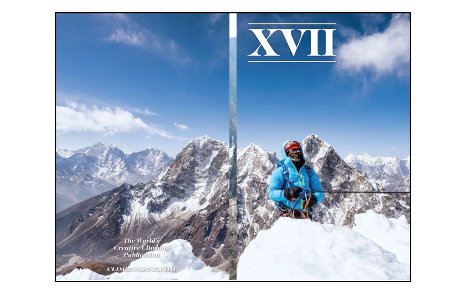 "ދަ ކްލައިބިން ޒިން" ގެ ކަވަރުގައި ދި އެކްސްޕްލޯރާގެ ޒައީމްބެގެ ފޮޓޯ ފީޗާކޮށްފައި.