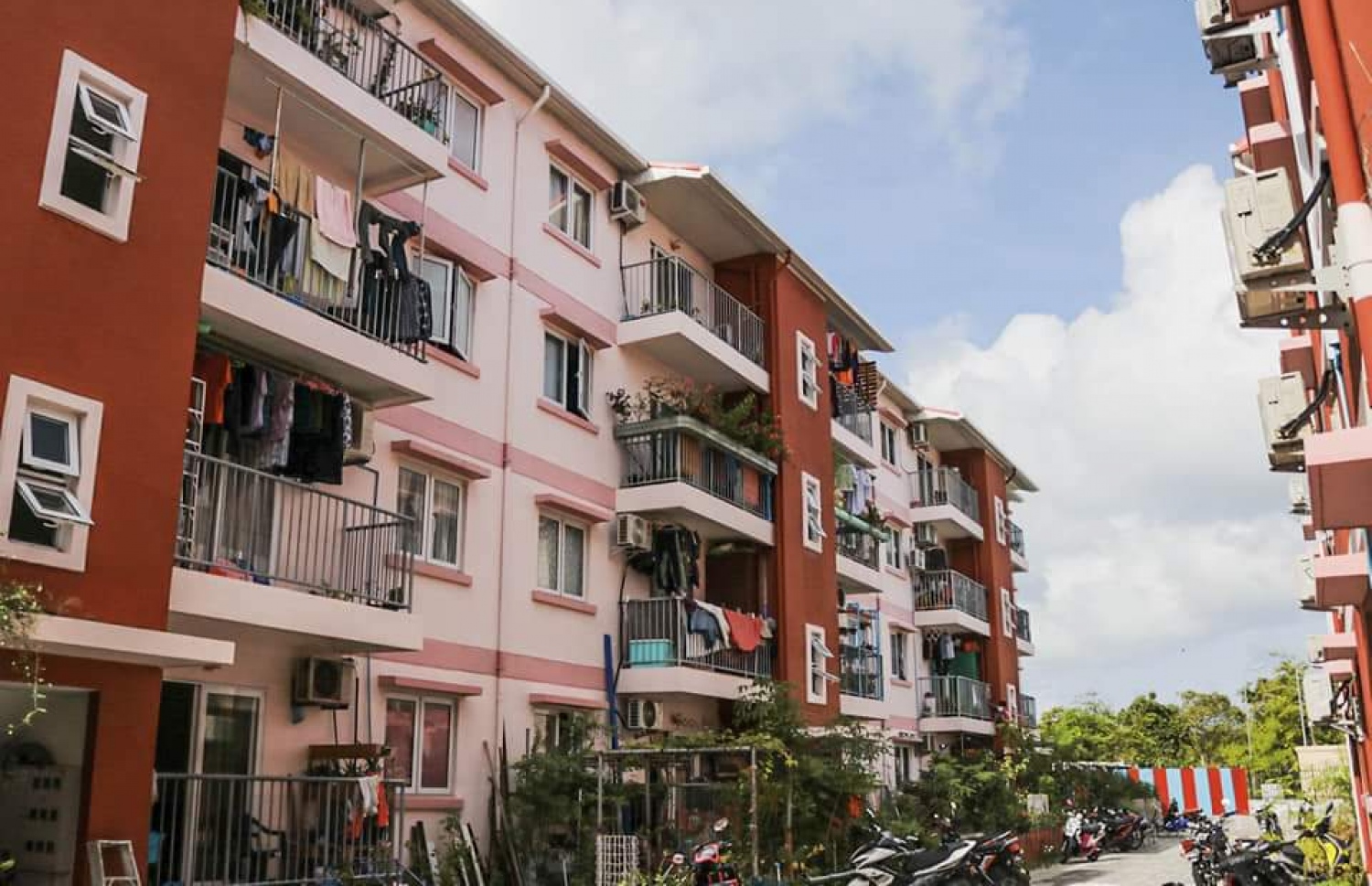 ހުޅުމާލެ ފްލެޓުތަކެއް.- ފޮޓޯ: ހައުސިން މިނިސްޓްރީ