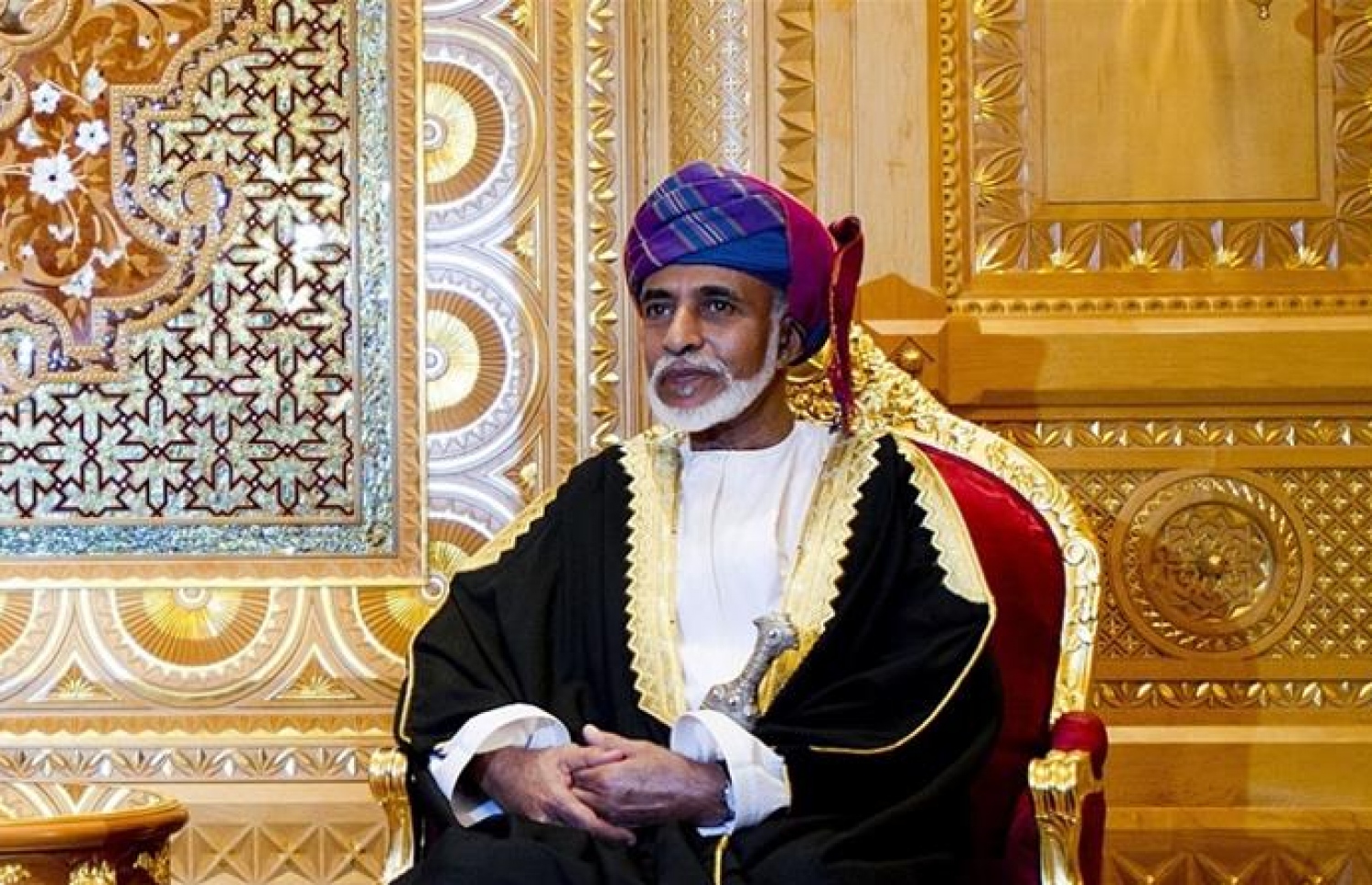 އޮމާންގެ ރަސްގެފާން ސުލްތާން ގާބޫސް. --ފޮޓޯ:އީޕީއޭ