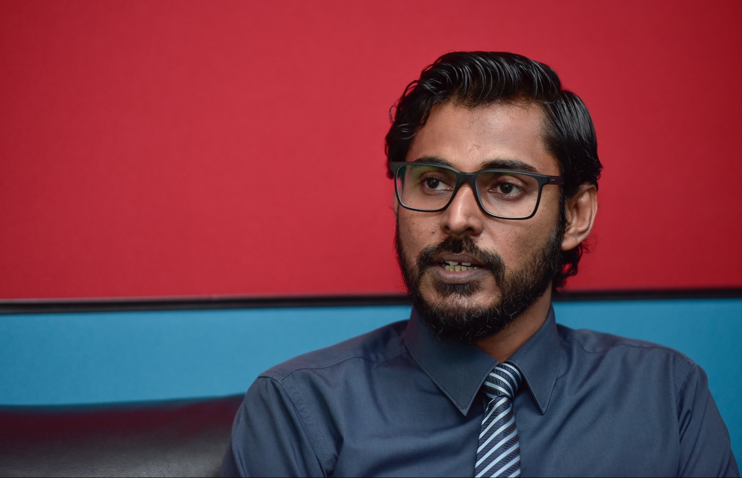 ކޮމިޝަނާ ޖެނެރަލް އޮފް ޓެކްސޭޝަން ފަތުހުﷲ ޖަމީލު މިހާރު ނޫޙާ ކުރިން ވާހަކަ ދައްކަވަނީ -- ފައިލް ފޮޓޯ: މިހާރު