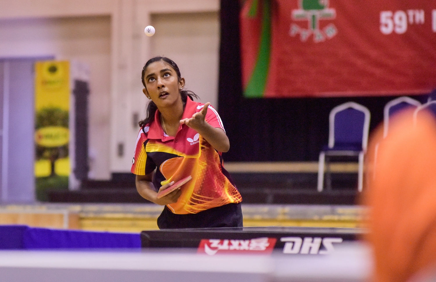 ރަފާ ފައިނަލުގައި ކުޅެނީ: ސިންގަލްސް އިން ބަލިވި ނަމަވެސް އޭނާ ވަނީ ޑަބަލްސް އާއި މިކްސް ޑަބަލްސް ތަށި ހޯދާފައި. --ފޮޓޯ: ނިޝާން އަލީ/ މިހާރު