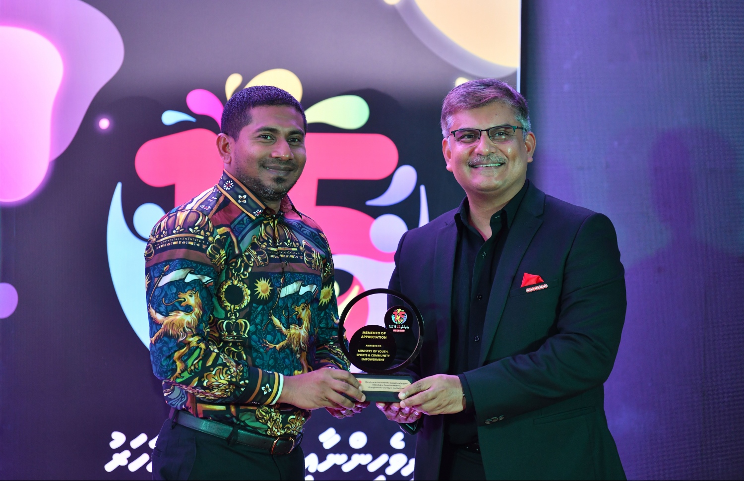 މާލެ: ޖެނުއަރީ 27، 2020: "މަރުހަބާ 2020" ގެ ނަމުގައި އުރީދޫން ހޮޓެލް ޖެންގައި ބޭއްވި ހާއްސަ ހަފްލާގެ ތެރެއިން.-- ފޮޓޯ: ހުސެން ވަހީދު /މިހާރު