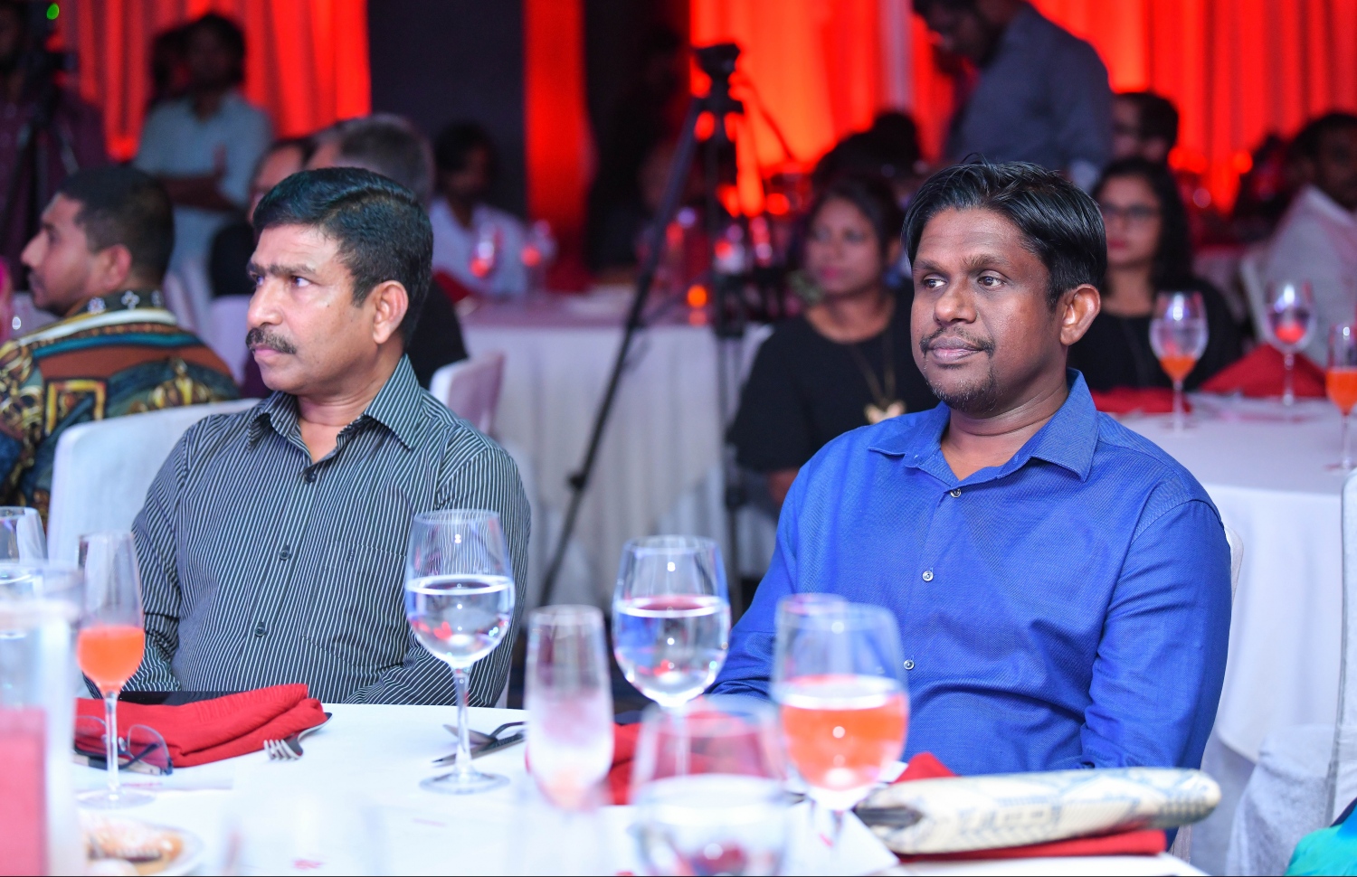 މާލެ: ޖެނުއަރީ 27، 2020: "މަރުހަބާ 2020" ގެ ނަމުގައި އުރީދޫން ހޮޓެލް ޖެންގައި ބޭއްވި ހާއްސަ ހަފްލާގެ ތެރެއިން.-- ފޮޓޯ: ހުސެން ވަހީދު /މިހާރު