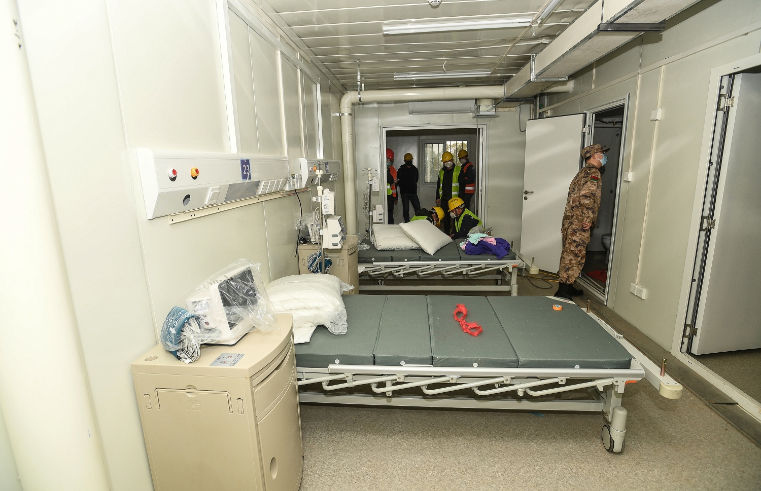 ވޫހާންގައި ހެދި ފީލްޑް ހޮސްޕިޓަލްގެ އެތެރެ. --ފޮޓޯ:އޭއެފްޕީ