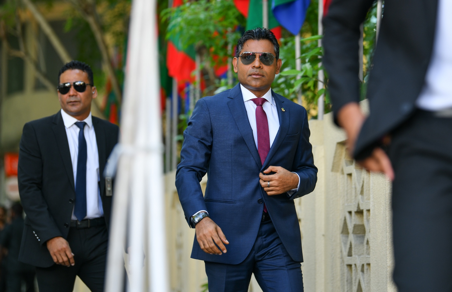 މާލެ: ފެބްރުއަރީ 3، 2020: ރައްޔިތުންގެ މަޖިލީހުގެ 2020 ވަނަ އަހަރުގެ ފުރަތަމަ ދައުރުގެ ފުރަތަމަ ޖަލްސާގައި ބައިވެރިވެ ވަޑައިގަތުމަށް ނައިބު ރައީސް ފައިސަލް ނަސީމް ވަޑައިގަންނަވަނީ.-- ފޮޓޯ: ނިޝާން އަލީ /މިހާރު