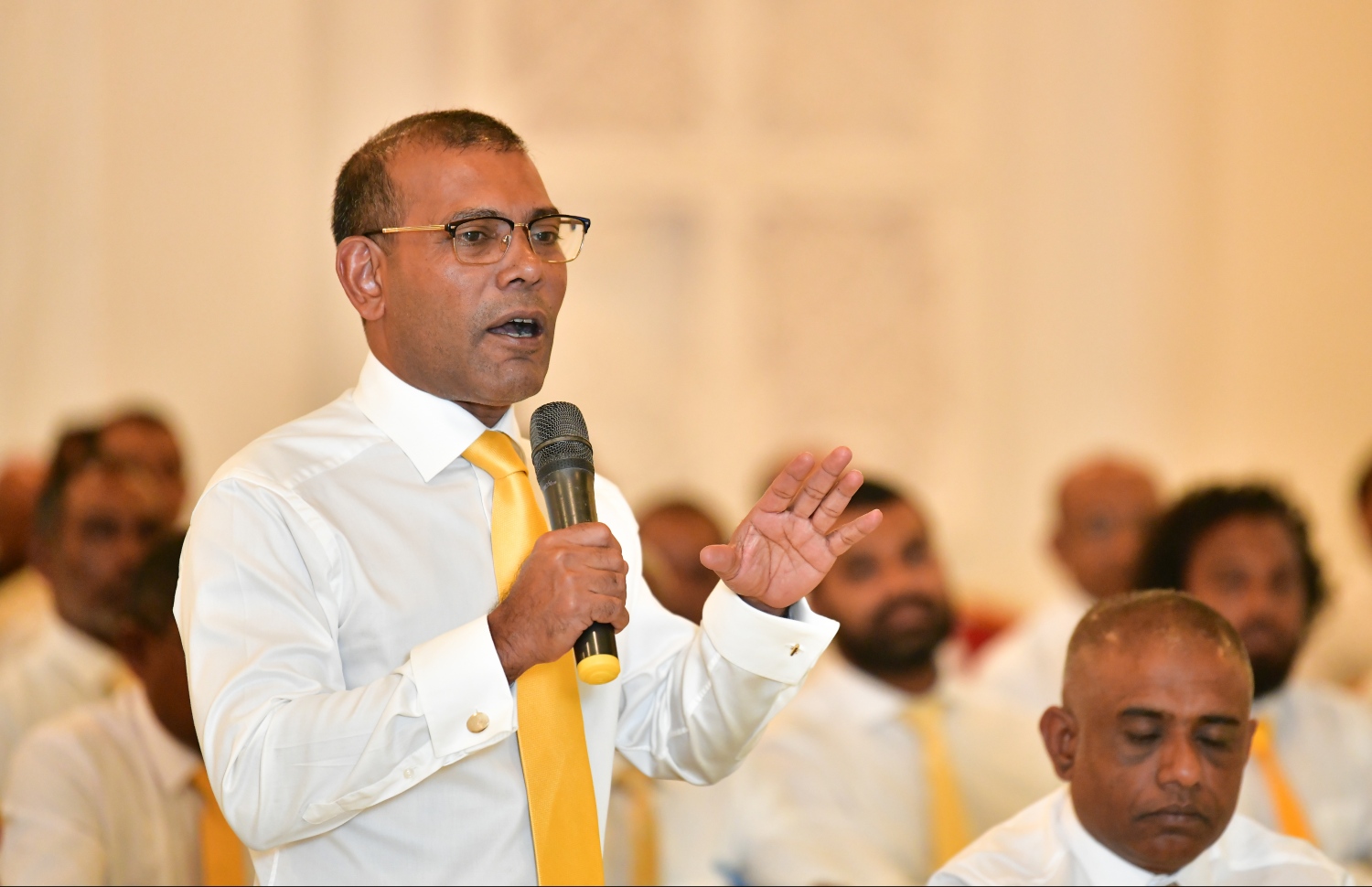 އެމްޑީޕީގެ ގައުމީ މަޖިލީހުން ބޭއްވި ޖަލްސާ