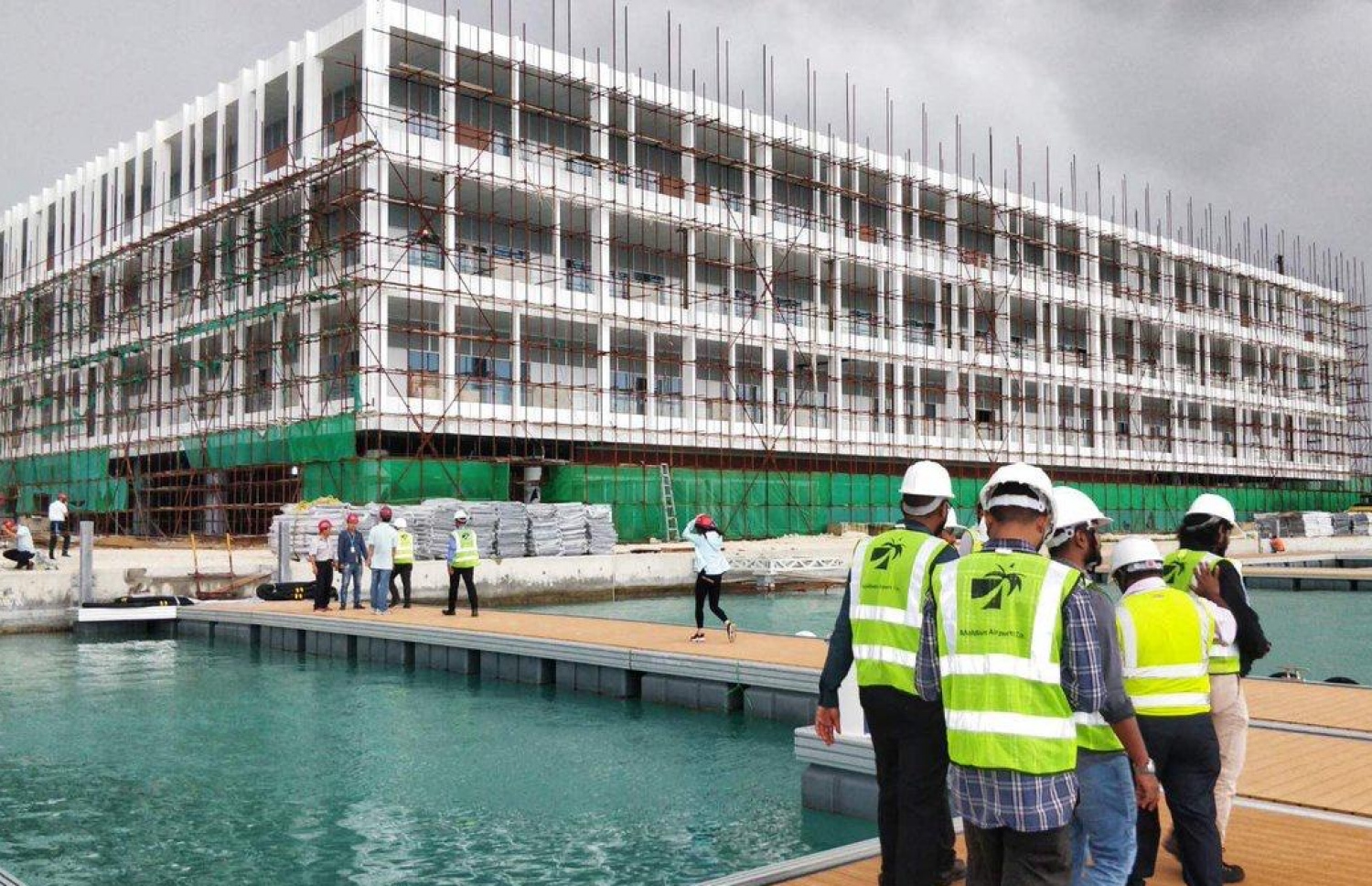 އާ ސީޕްލޭން ޓާމިނަލްގެ މަސައްކަތް ކުރިއަށް ދަނީ -- ފޮޓޯ: ސޯޝަލް މީޑިއާ