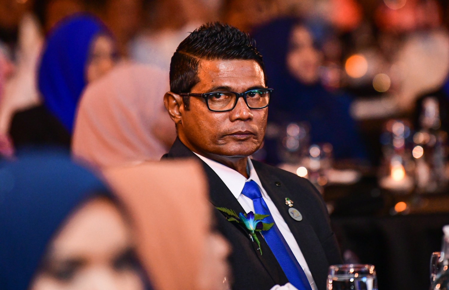 މާލެ: މާޗް 3، 2020- ސްޓެލްކޯ އިން ކަރަންޓުގެ ހިދުމަތަށް ދޭން ފެށިތާ 70 އަހަރު ފުރުން ފާހަގަ ކުރުމަށް ދަރުބާރުގޭގައި ބޭއްވި ޚާއްސަ ޖަލްސާގެ ތެރެއިން.---ފޮޓޯ: އަހުމަދު އަވްޝަން އިލްޔާސް/މިހާރު