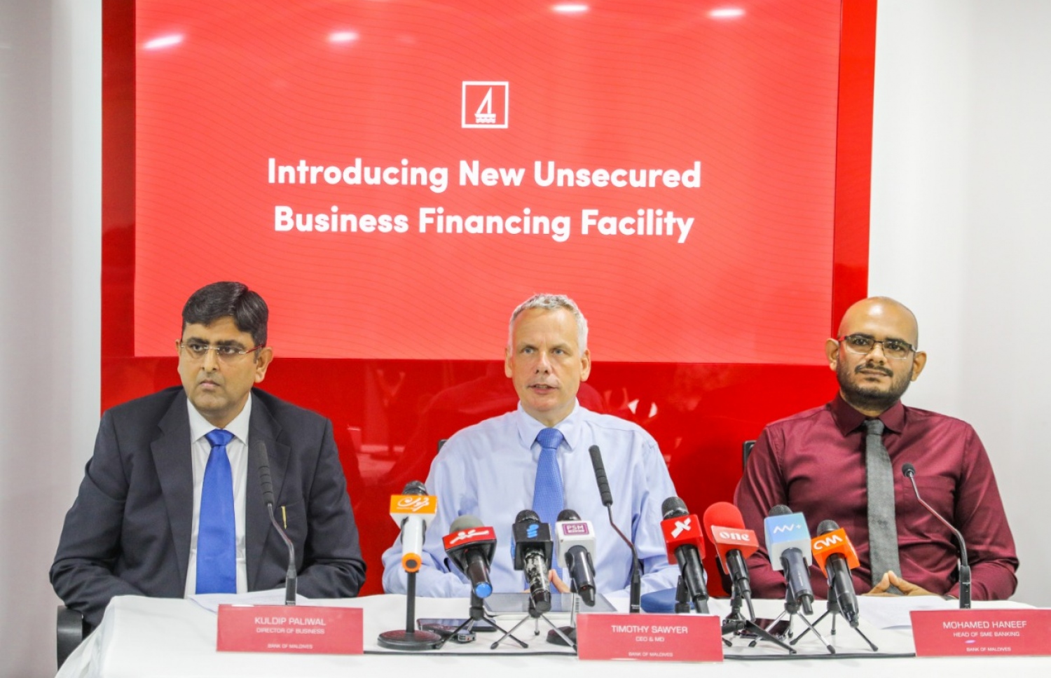 ބީއެމްއެލުން ބޭއްވި ޕްރެސް ކޮންފަރެންސެއްގައި. ސަރުކާރުން ބީއެމްއެލްގެ 62 ޕަސެންޓް ހިއްސާވޭ