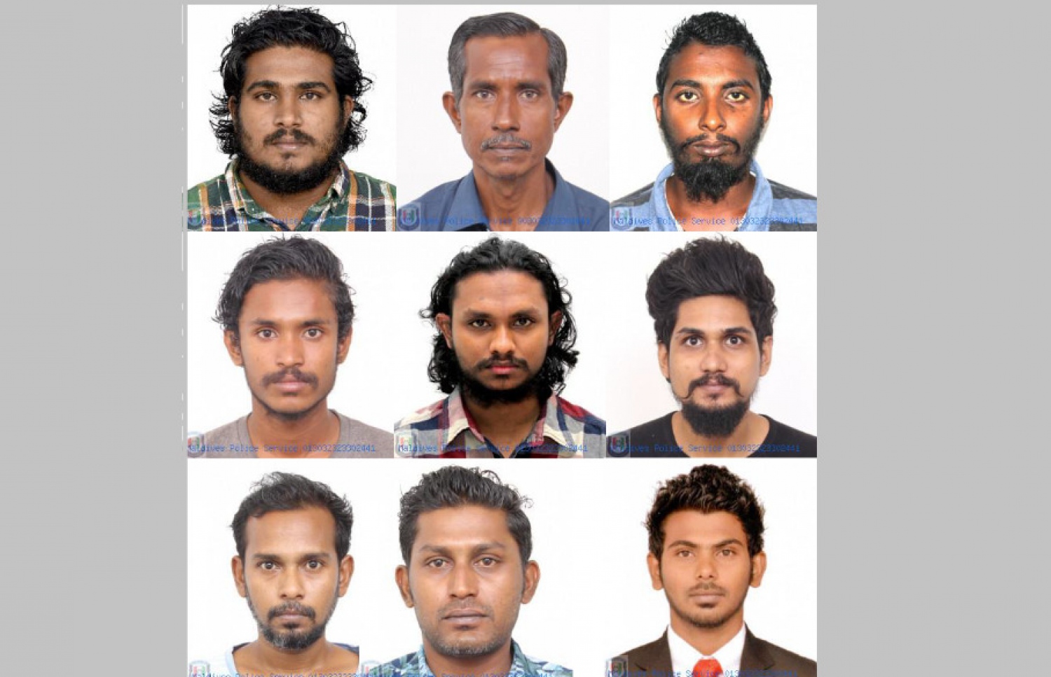 (ކ-ވ) އަހުމަދު ސުނައިން، އަލީ ޒުބައިރު، އަރުޝަދު ޚާލިދު، އިސްމާއިލް ވިޝާލް، ހުސައިން ޒަހީން، އަހުމަދު ޣިޔާސް، މުހައްމަދު ސިރުދަތު، އަހުމަދު އިމްސާހް އަދި އަސްލަމް ނާޒިމް.