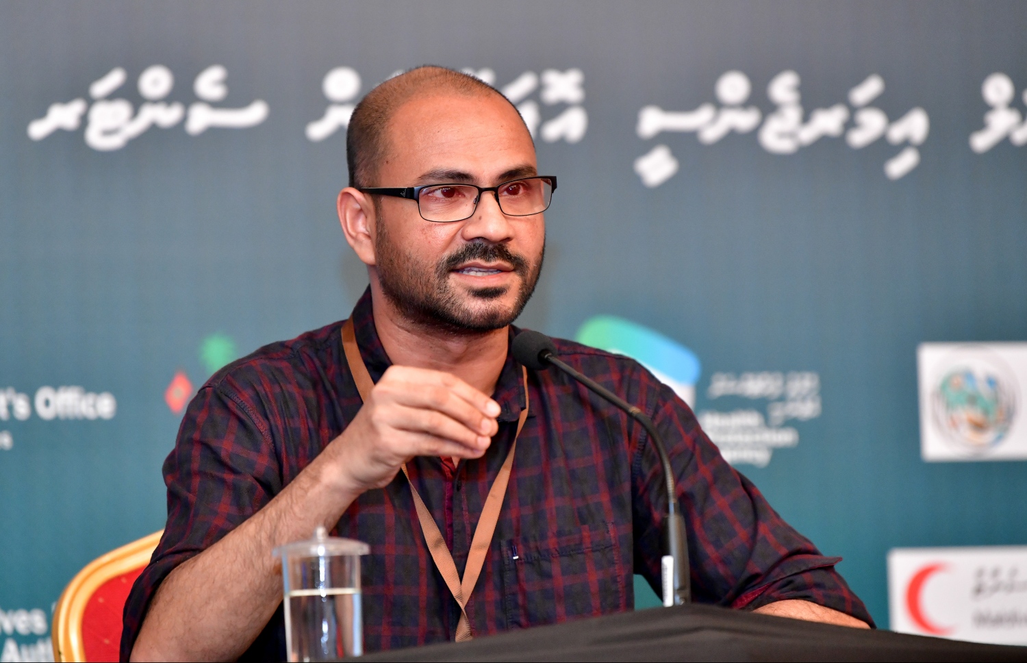 އެޗްޕީއޭގެ އެޕިޑެމިއޮލޮޖިސްޓް ޑރ. އިބްރާހީމް އަފްޒަލް މީޑިއާ ބްރީިފިން އެއްގައި ވާހަކަ ދައްކަވަނީ