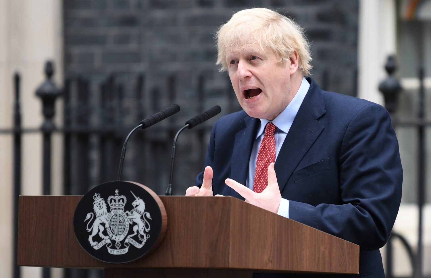 އިނގިރޭސި ބޮޑުވަޒީރު ބޮރިސް ޖޯންސަން. --ފޮޓޯ:އޭއެފްޕީ