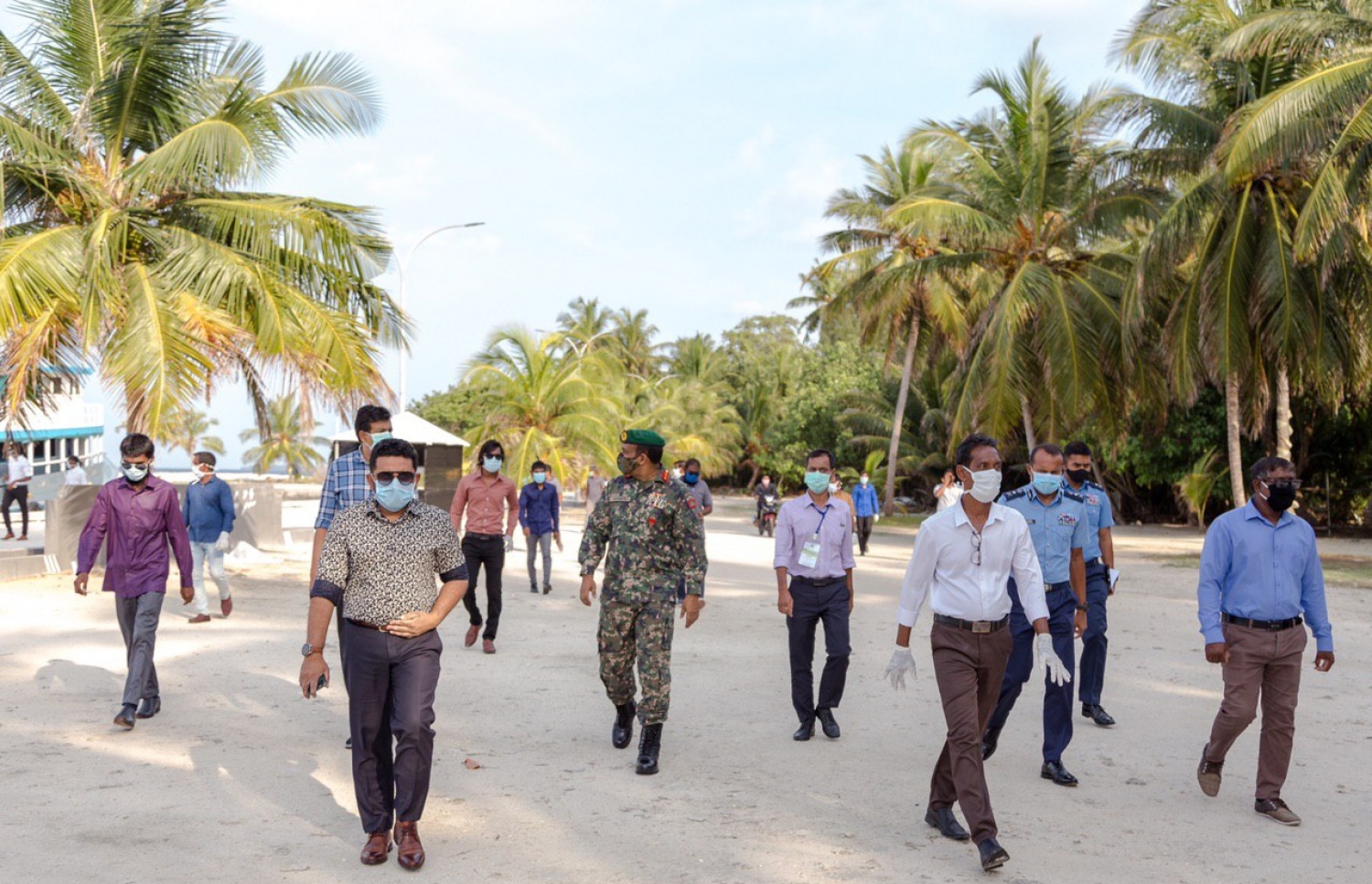 މިނިސްޓަރު އަމީނާއި ސީޕީ ހަމީދު އަދި ސަރުކާރުގެ އެހެން ބައެއް އިސްވެރިން މިއަދު ނަރުދޫގައި.