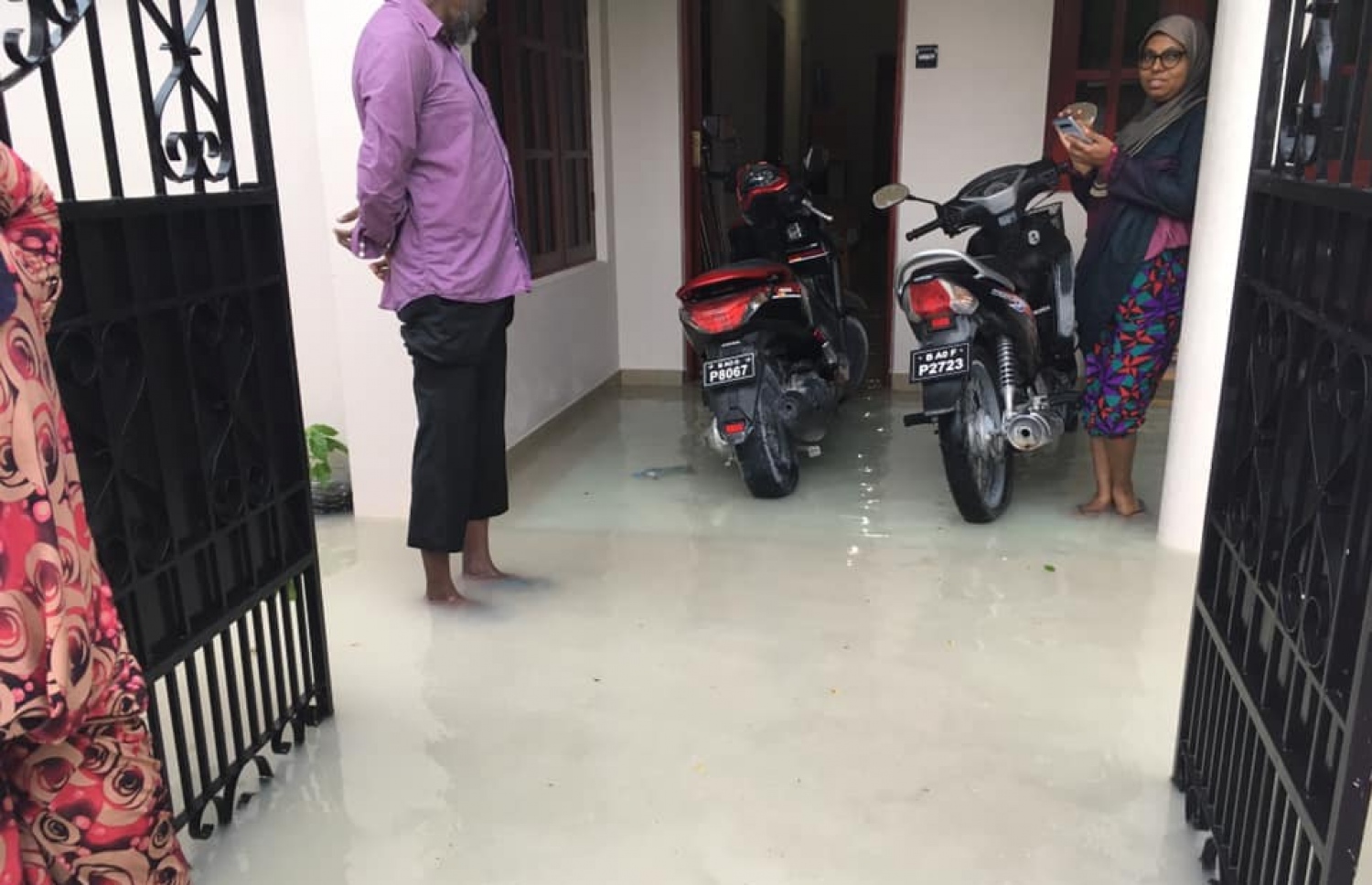 ފޭދޫގައި ފެންބޮޑުވެފައި. ފޮޓޯ/ އިބްރާހީމް ރަޝީދު.