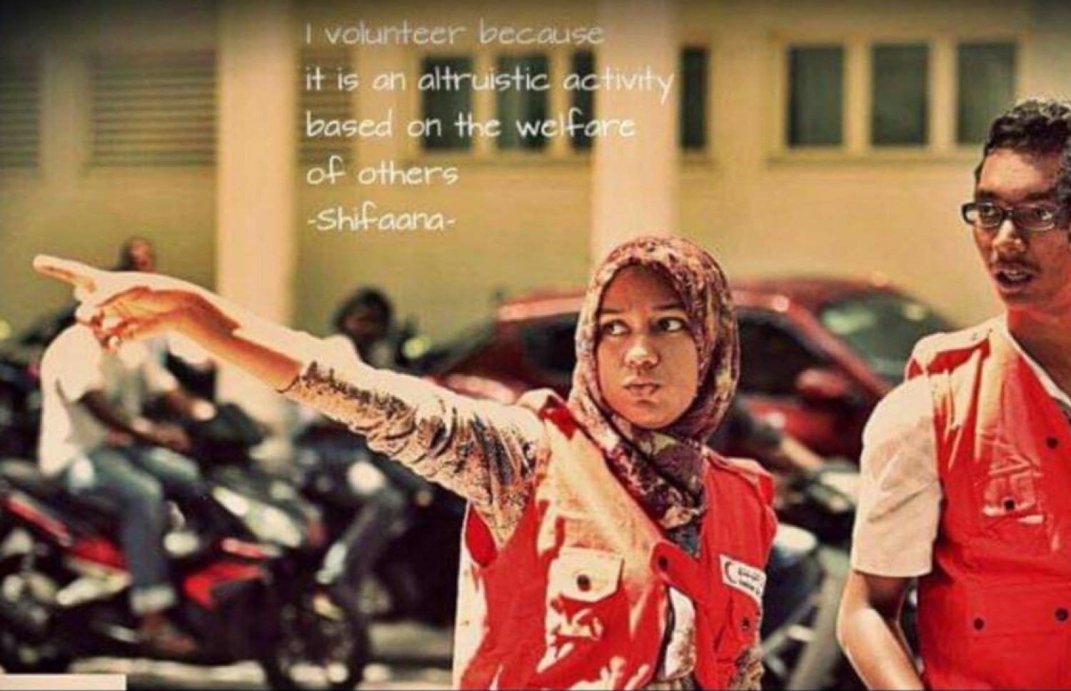 މޯލްޑިވްސް ރެޑް ކްރެސެންޓުގެ ހަރަކާތެއްގައި ޝިފާނާ ބައިވެރިވަނީ.