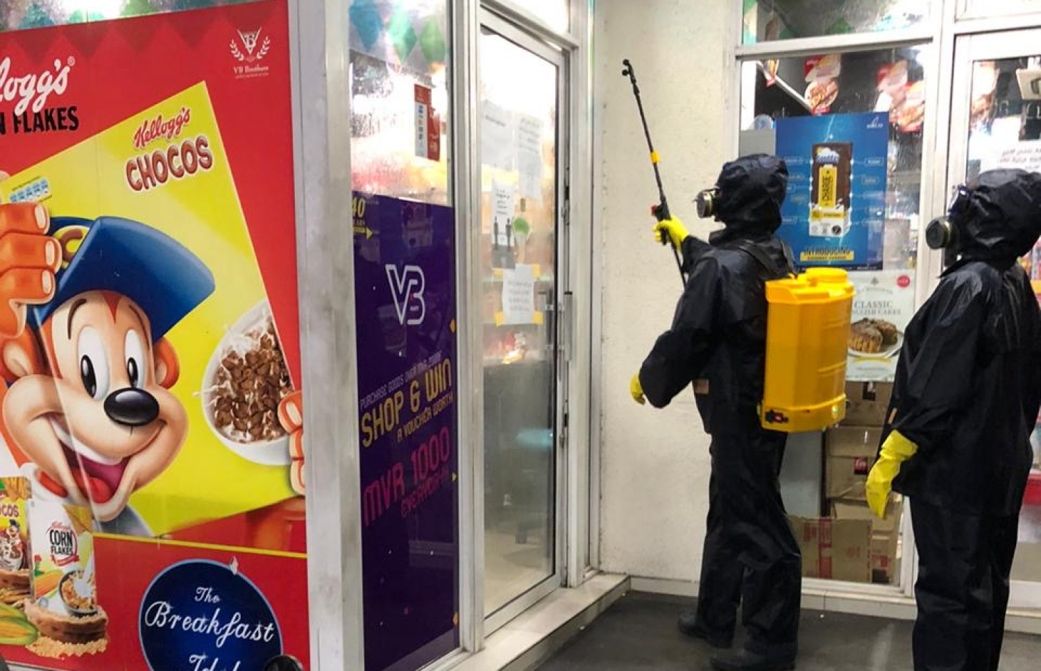 ގަލޮޅު ވީބީ ޑިސްއިންފެކްޓް ކުރުން ރޭ ކުރިއަށް ގެންދަނީ.