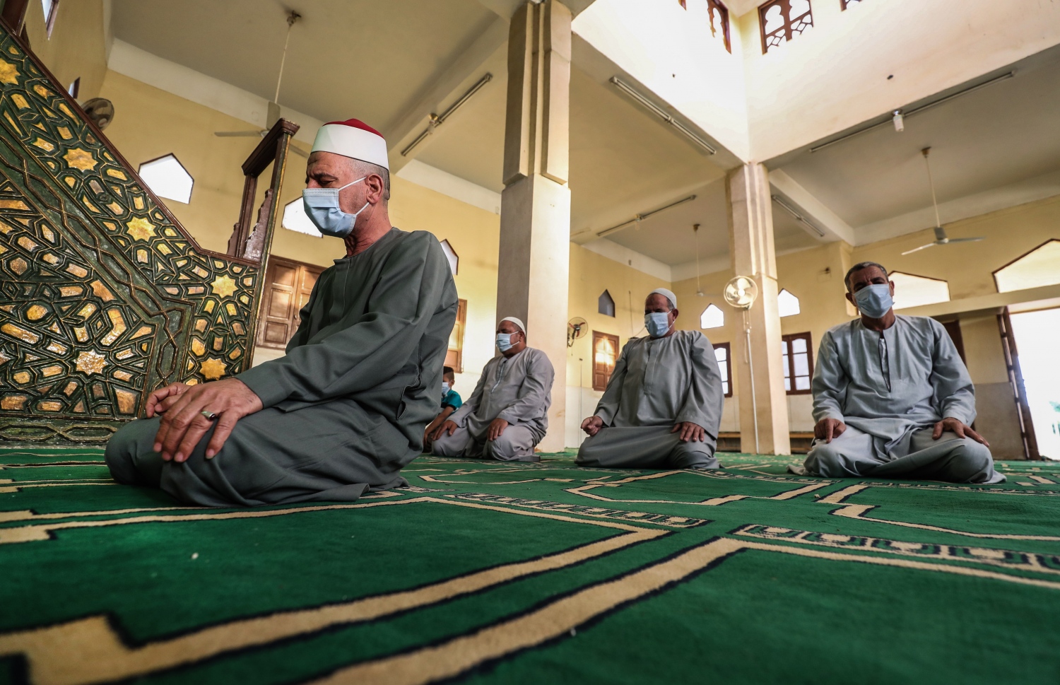 ޝައްމަ- މެއި 24، 2020: މިސްރުގެ ސަރަހައްދެއް ކަމަށްވާ ޝައްމާގައި މިއަދު އީދު ނަމާދު ކުރަނީ. --ފޮޓޯ:އޭއެފްޕީ