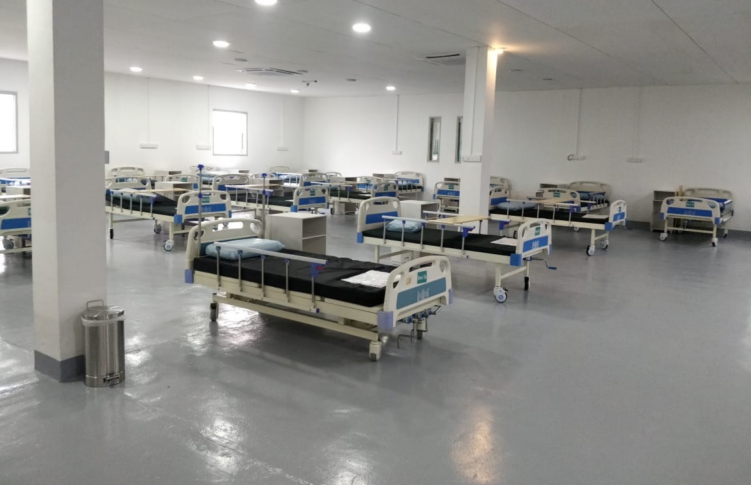 ހުޅުމާލެ ކަރަންޓީން ފެސިލިޓީ: މިއީ 300 މީހުންގެ ޖާގައިގެ ތަނެއް-- ފޮޓޯ: އެންއީއޯސީ