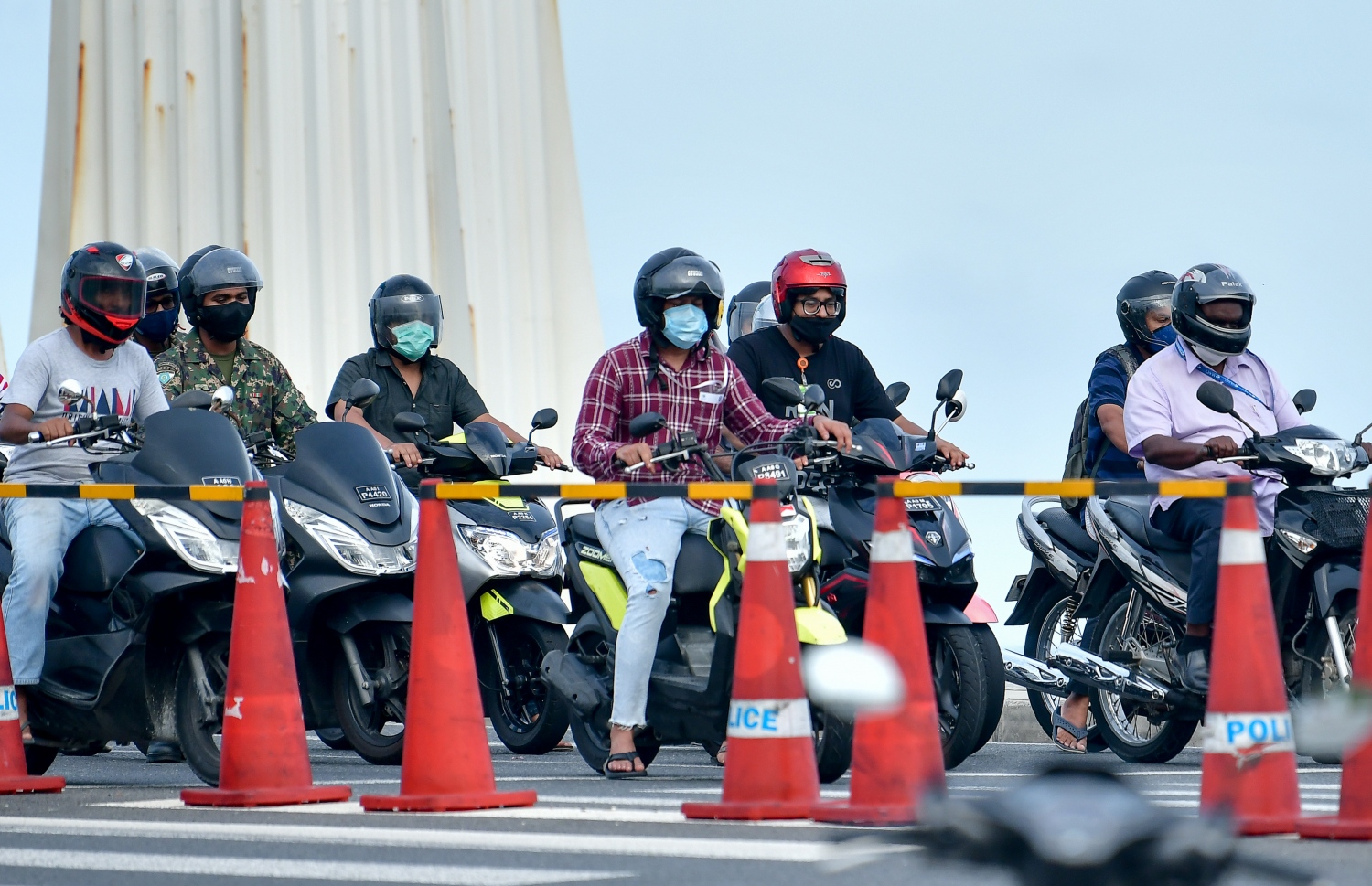 މާލެ: ޖޫން 6، 2020: އެޗްޕީއޭ އިން މޭ މަހު 28 ގައި ލޮކްޑައުން އަށް ދިން ލުޔާއެކު، މާލެތެރެ ހަލަބޮލިވުން.-- ފޮޓޯ: ނިޝާން އަލީ، / މިހާރު