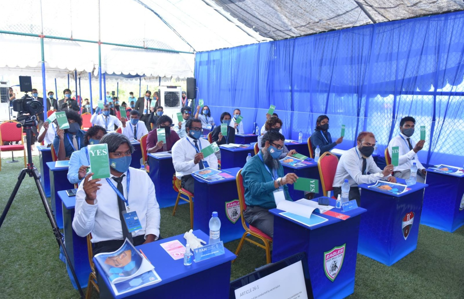 އެފްއޭއެމްގެ އިންތިހާބީ ކޮންގްރެސް މިއަދު ކުރިއަށްދަނީ. --ފޮޓޯ: އިބްރާހިމް ފާއިދު/ އެފްއޭއެމް