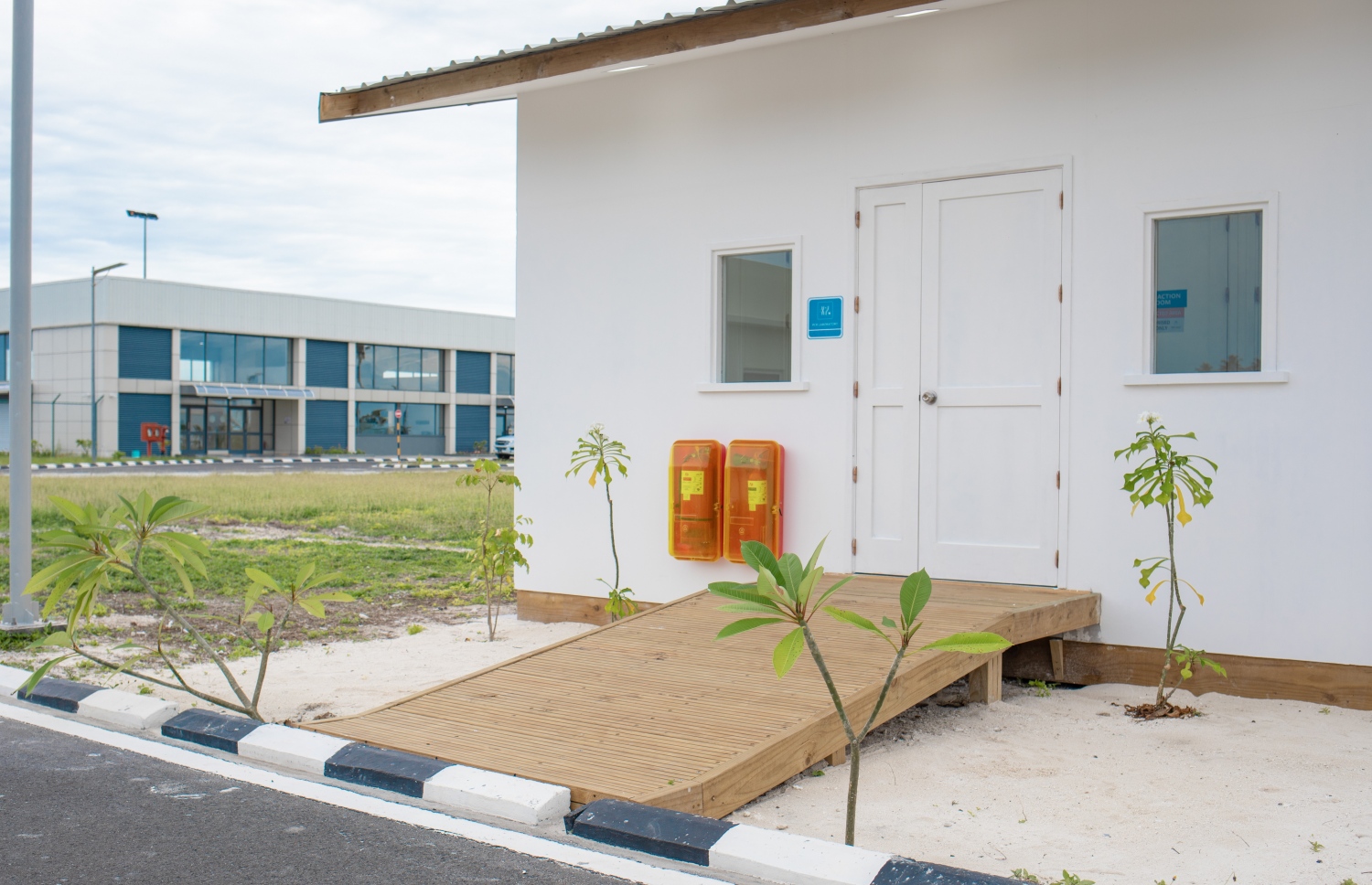 ސޮނެވާ ރިސޯޓްސް އިން މާފަރު އިންޓަނޭޝަނަލް އެއާޕޯޓްގައި ހެދި ކޮވިޑް-19 ޓެސްޓް ސެންޓަރު