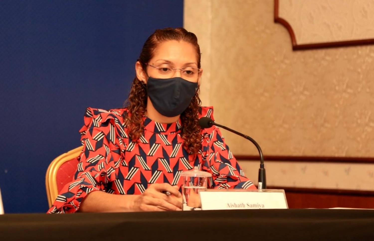 މިއަދުގެ މީޑިއާ ބްރީފިންގައި، ހެލްތު މިނިސްޓްރީގެ ޑެޕިއުޓީ ޑިރެކްޓަ ޖެނެރަލް ސާމިޔާ ވާހަކަ ދައްކަވަނީ.