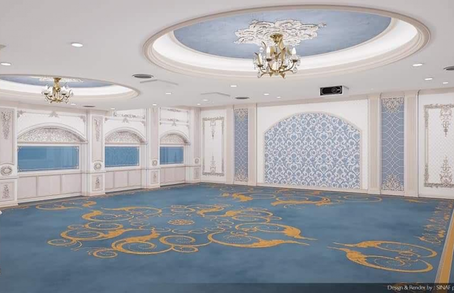 ހެލްތު މިނިސްޓްރީގައި ހަދާފައިވާ ކޮންފަރެންސް ހޯލް.