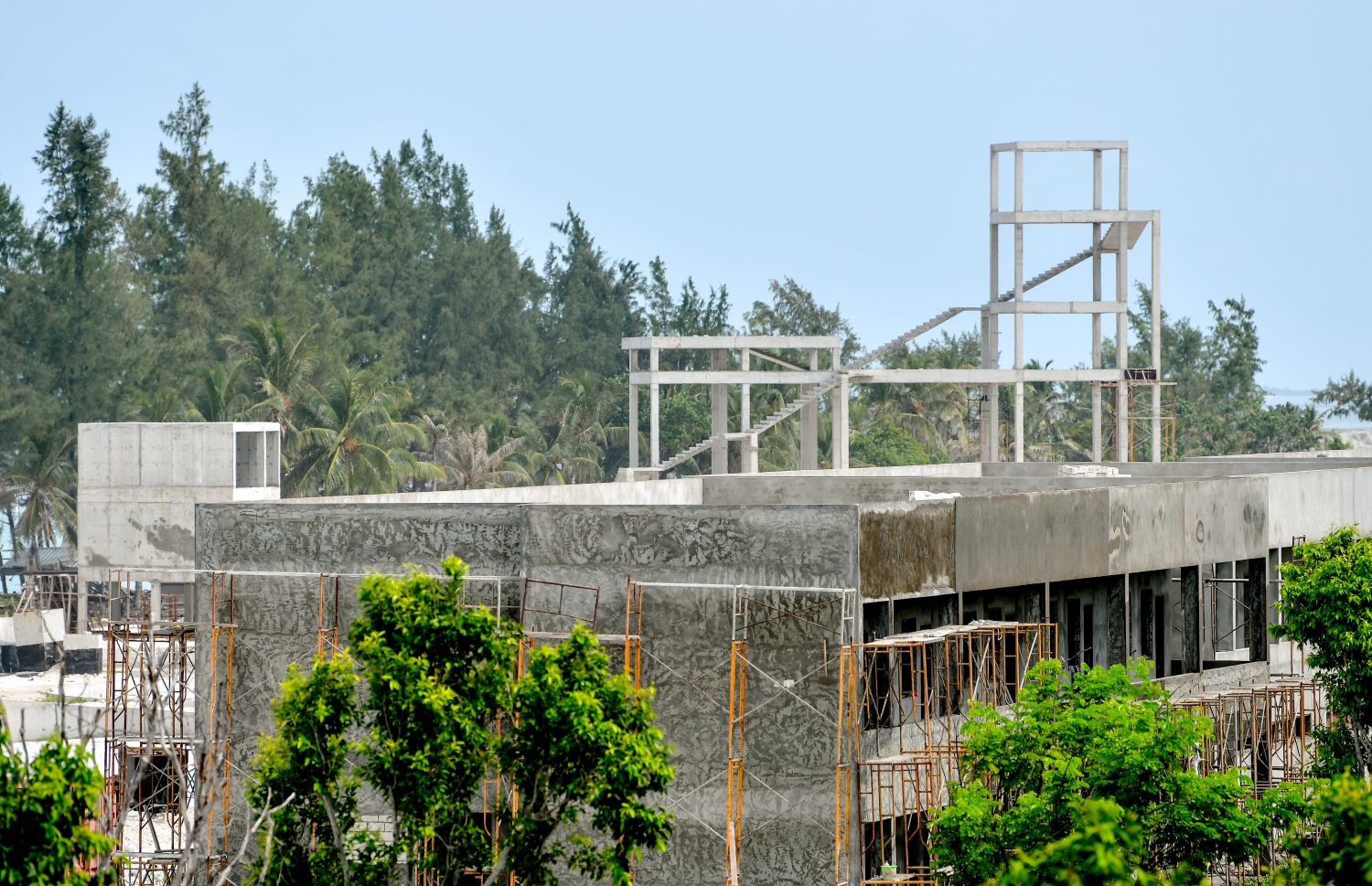 ހުޅުމާލޭގައި ތަރައްގީކުރަން ފެށި ވޯޓާ ތީމް ޕާކުގެ މަސައްކަތް ހުއްޓިފައި-- ފޮޓޯ: ނިޝާން އަލީ/ މިހާރު