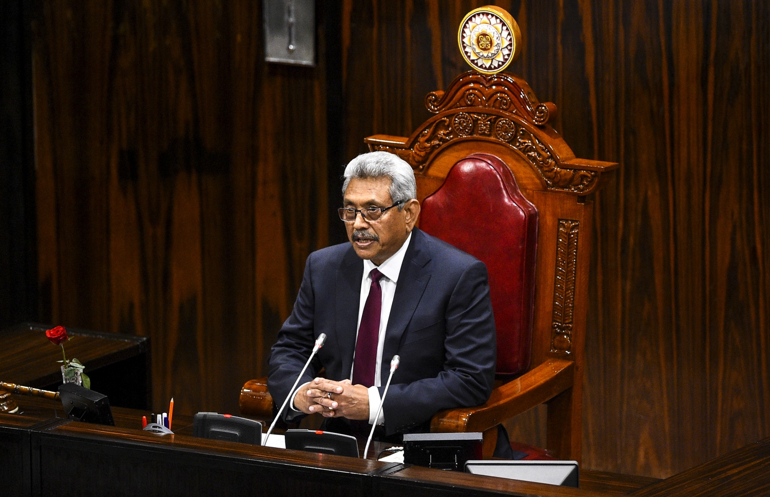 ރައީސް ގޮތަބަޔަ: އޭނާ މިހާރު ހުންނެވީ ރާއްޖޭގެ ހިމާޔަތުގައި