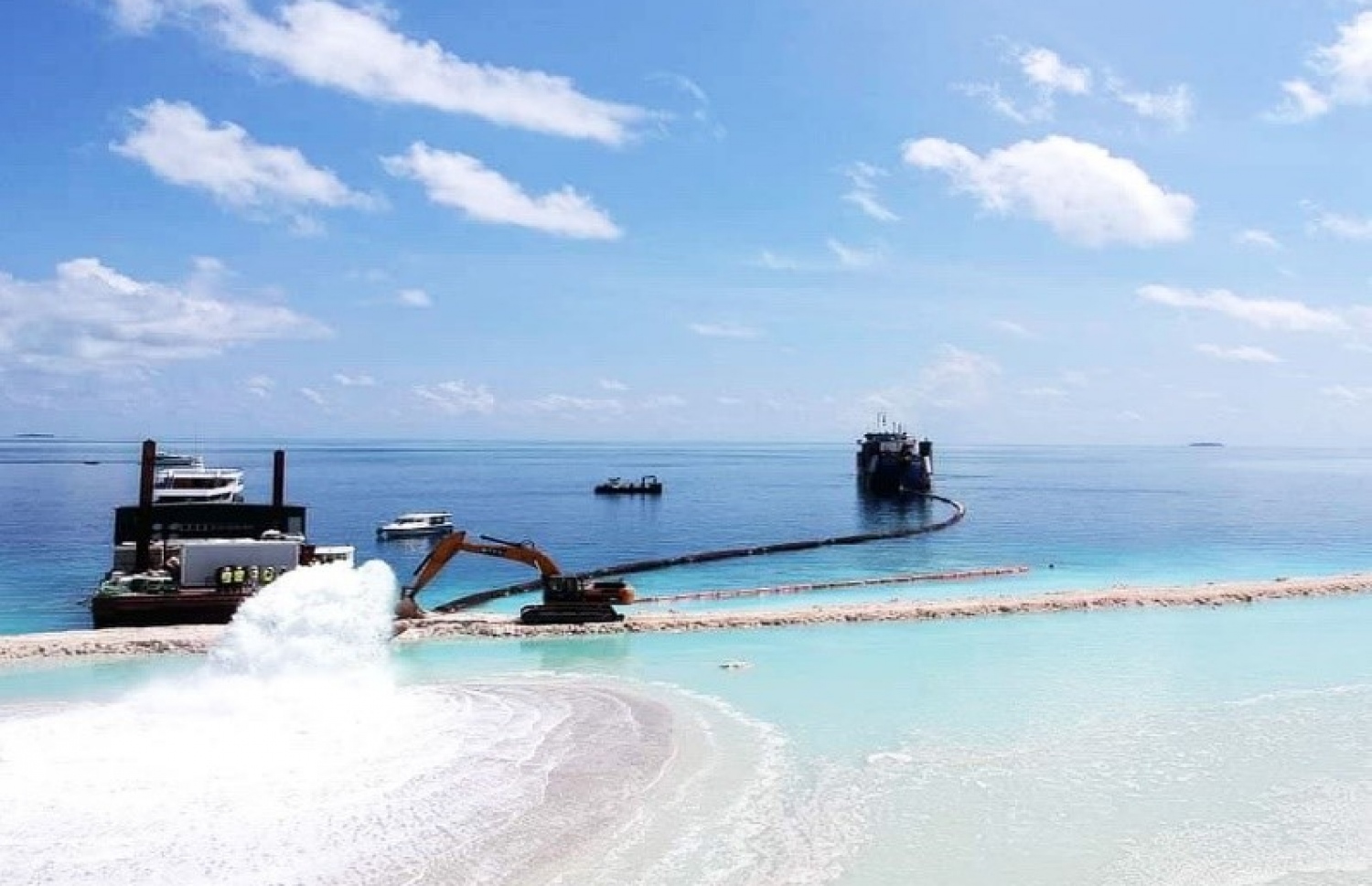 ކ. ގުރައިދޫ ބިންހިއްކުމުގެ މަސައްކަތް ކުރިއަށްދަނީ-- ފޮޓޯ: އެމްޓީސީސީ