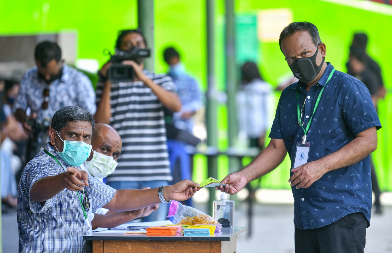 މިއަދު ބޭއްވި ޓީޓީ އެސޯސިއޭޝަނުގެ އިންތިހާބުގެ ތެރެއިން އެސޯސިއޭޝަނުގެ ރައީސްކަމަށް ކުރިމަތިލެއްވި ތޯހާ (ކ).-- ފޮޓޯ: އަހުމަދު އަވްޝަން އިލްޔާސް/ މިހާރު