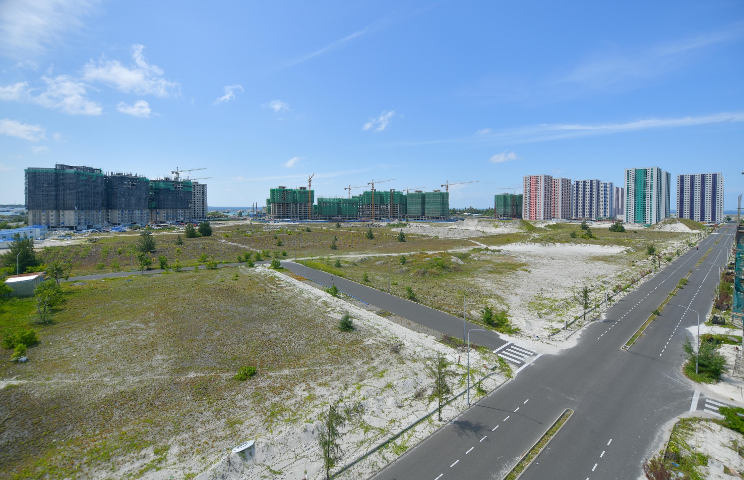 މާލެ: 02 އޮކްޓޯބަރ 2020: ހުޅުމާލޭގެ ދެވަނަ ފިޔަވަހީގެ އާންމުންނަށް ވަދެވޭ ގޮތަށް ހުޅުވާލާފައިވާ ސަރަހައްދު--. ފޮޓޯ:ނިޝާން އަލީ/މިހާރު