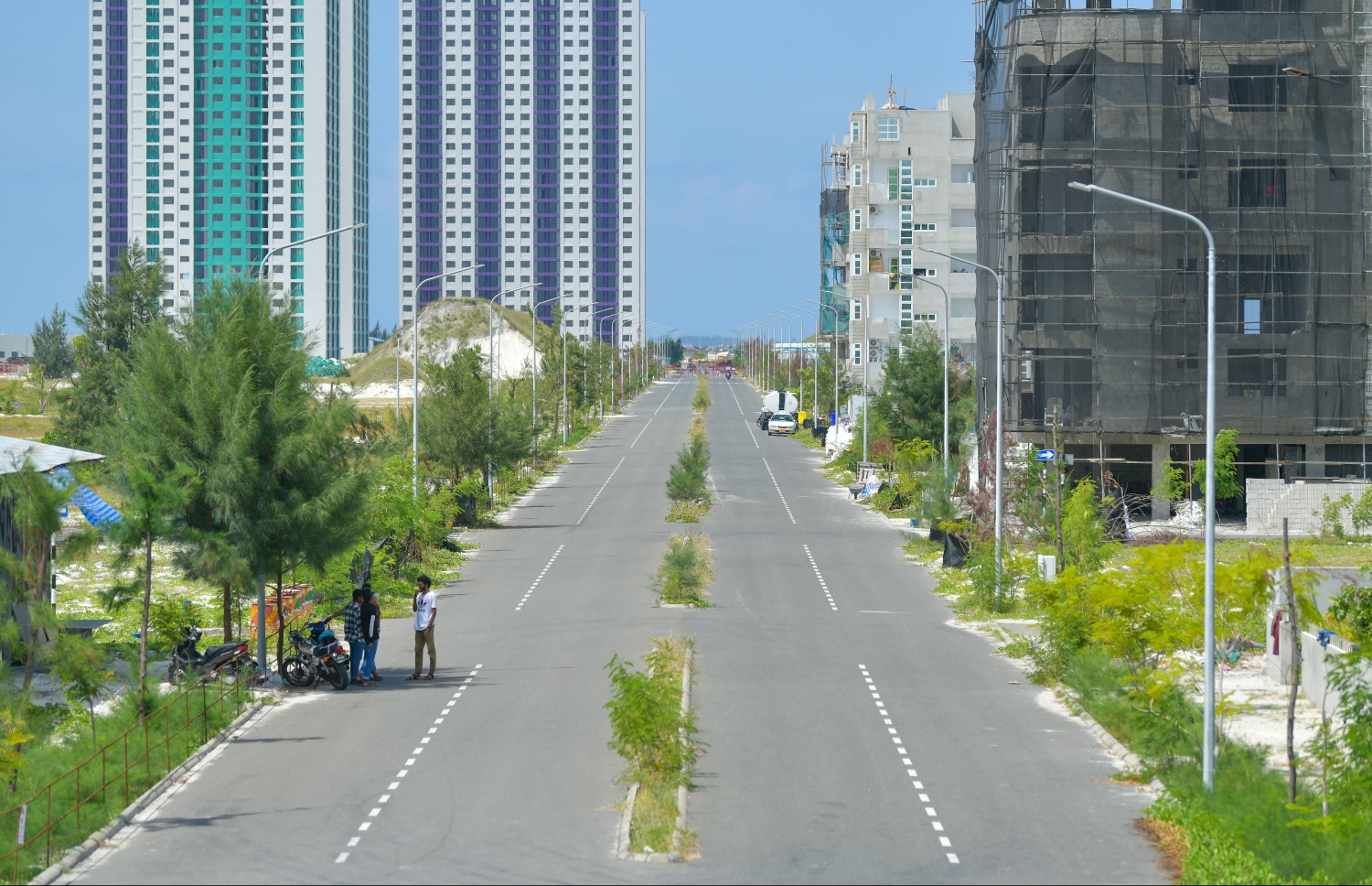 މާލެ: 02 އޮކްޓޯބަރ 2020: ހުޅުމާލޭގެ ދެވަނަ ފިޔަވަހީގެ އާންމުންނަށް ވަދެވޭ ގޮތަށް ހުޅުވާލާފައިވާ ސަރަހައްދު--. ފޮޓޯ:ނިޝާން އަލީ/މިހާރު