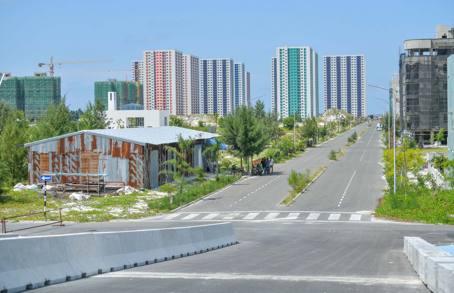 މާލެ: 02 އޮކްޓޯބަރ 2020: ހުޅުމާލޭގެ ދެވަނަ ފިޔަވަހީގެ އާންމުންނަށް ވަދެވޭ ގޮތަށް ހުޅުވާލާފައިވާ ސަރަހައްދު--. ފޮޓޯ:ނިޝާން އަލީ/މިހާރު