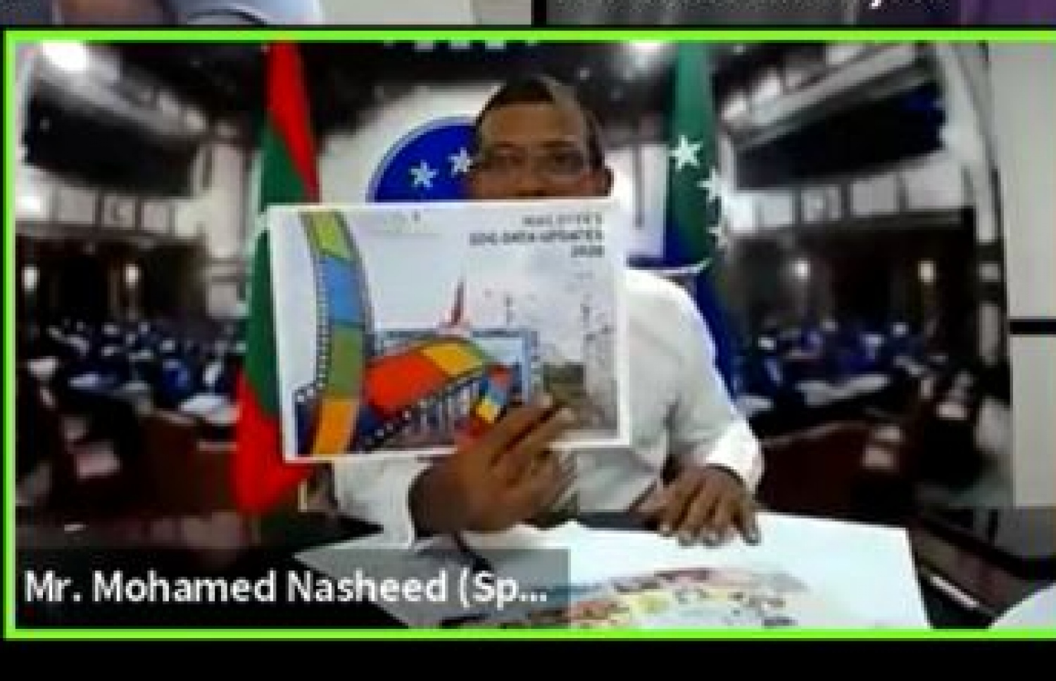 ތަފާސް ހިސާބުގެ ދުވަހާ ގުޅިގެން ނެރުނު ޕަބްލިކޭޝަނެއް ނަޝީދު ދައްކަވާލަނީ -- ފޮޓޯ: ފޭސްބުކް ސްކްރީންޝޮޓެއް
