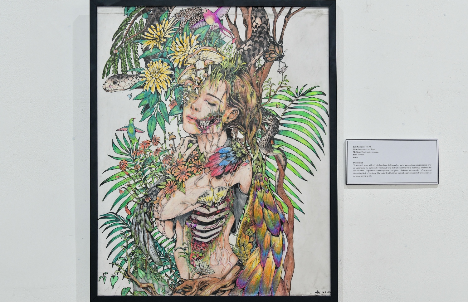 މާލެ: އޮކްޓޯބަރު 26، 2020: ދިވެހި ފަންނުވެރިންގެ ހުނަރު ދައްކާލުމަށް ނެޝަނަލް އާޓު ގެލެރީގައި ބޭއްވި 'އަންވެއިލިން ވިޝަންސް" މައުރަޒު.-- ފޮޓޯ: ނިޝާން އަލީ /މިހާރު