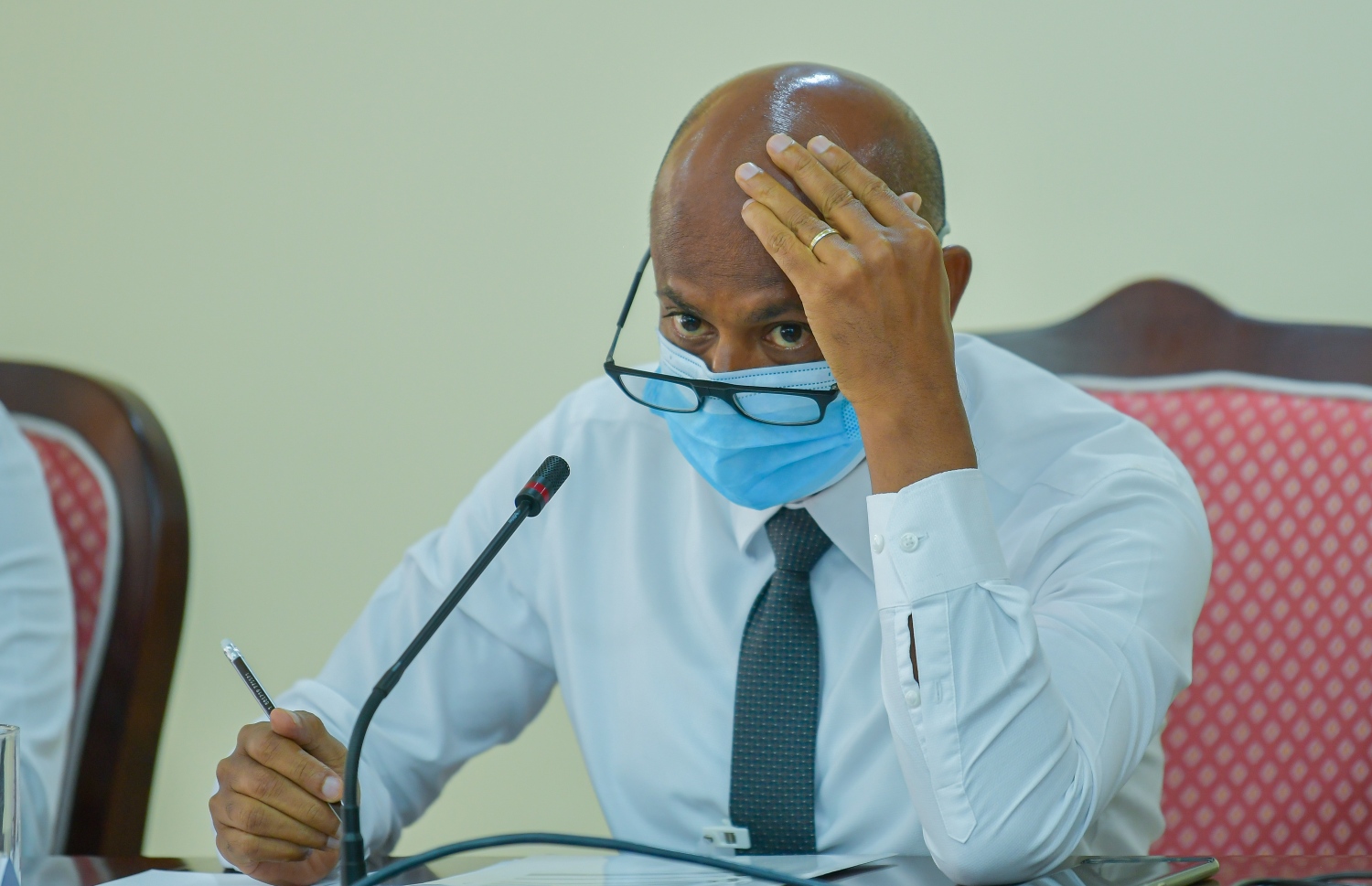 ޕީއެސްއެމްގެ މެނޭޖިން ޑިރެކްޓަރު އަލީ ހާލިދު: އޭނާ އަށް ވެސް ސީރިއަސް ތުހުމަތެއް ކޮށްފައިވޭ -- ފޮޓޯ: ރައްޔިތުންގެ މަޖިލިސް