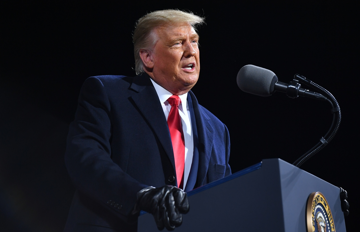 ޕެންސިލްވޭނިއާގައި ރައީސް ޓްރަމްޕް އިއްޔެ ކެމްޕޭން ކުރައްވަނީ. --ފޮޓޯ:އޭއެފްޕީ