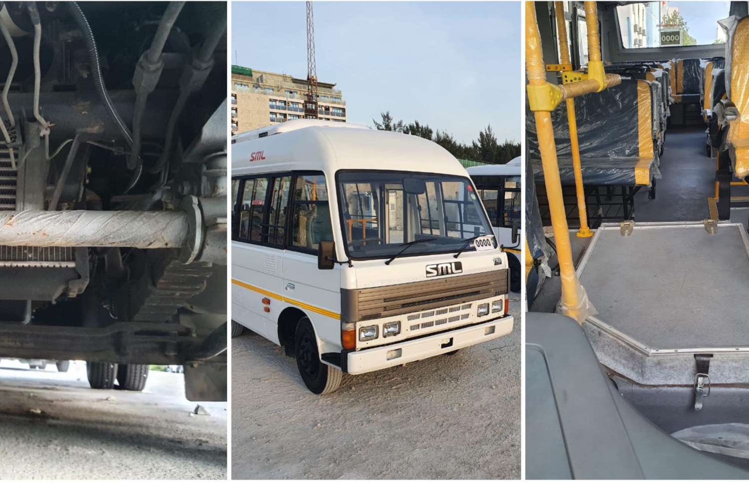 ދެ ބަސް ވެސް މަރާމާތުކޮށްފައި: މިއީ އާ ވެހިކަލްތަކެއް ކަމުގެ ލިއުންތައް ހުރި ކަމަށް ފަޔަ ޕްރޯ އިން ބުނޭ. --ފޮޓޯ/ފަޔަ ޕްރޯ މޯލްޑިވްސް